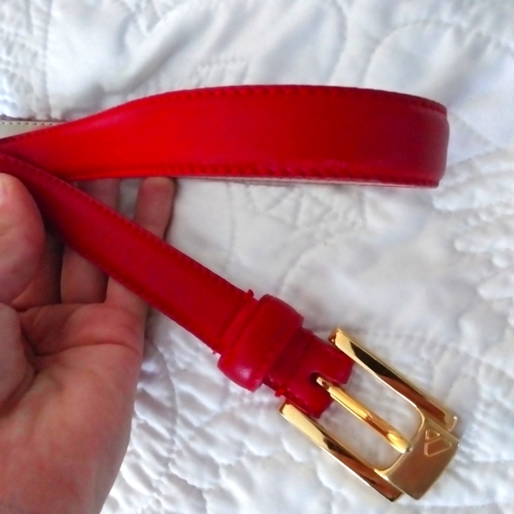 Liz Claiborne | Genuine Red Leather Belt